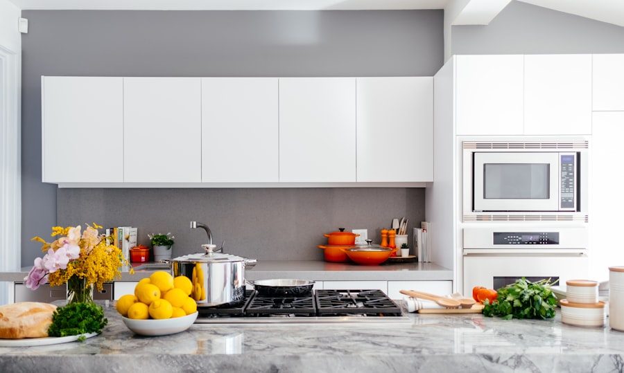 Sparkling clean kitchen after a deep clean