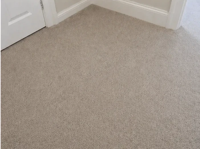 Bedroom carpet after cleaning, Cove